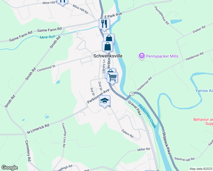 map of restaurants, bars, coffee shops, grocery stores, and more near in 