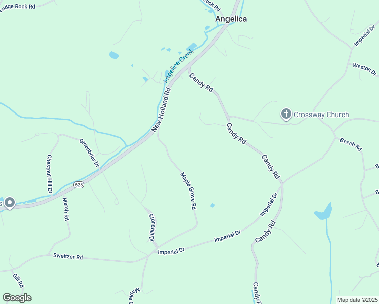 map of restaurants, bars, coffee shops, grocery stores, and more near 100 Maple Grove Road in Mohnton