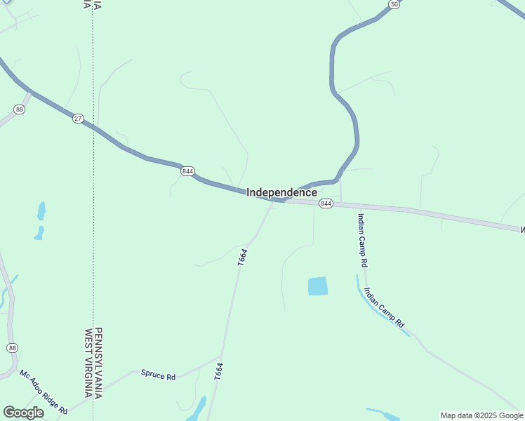 map of restaurants, bars, coffee shops, grocery stores, and more near 342 Camp Ground Road in Avella