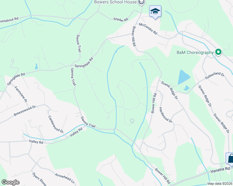 map of restaurants, bars, coffee shops, grocery stores, and more near 101 Knight Bridge Drive in Venetia