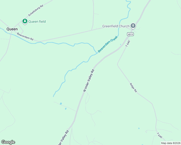 map of restaurants, bars, coffee shops, grocery stores, and more near North Imler Valley Road in Bedford