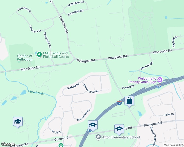 map of restaurants, bars, coffee shops, grocery stores, and more near 1608 Fairfield Road in Morrisville