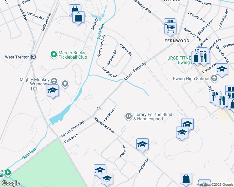 860 Lower Ferry Road, Ewing Township NJ Walk Score