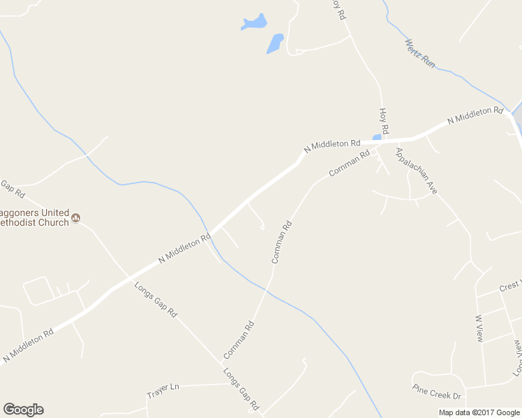 map of restaurants, bars, coffee shops, grocery stores, and more near 830 North Middleton Road in Carlisle