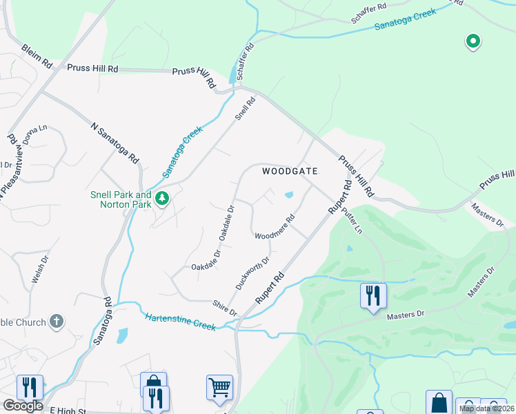 map of restaurants, bars, coffee shops, grocery stores, and more near 1160 Kristy Court in Pottstown