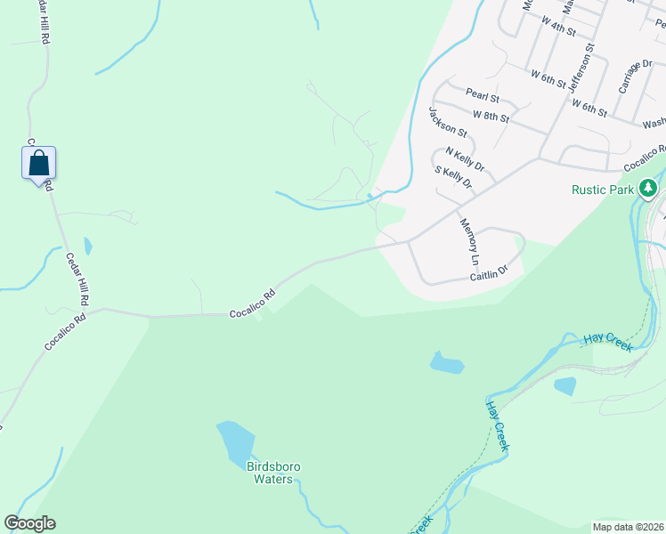 map of restaurants, bars, coffee shops, grocery stores, and more near 1413 Cocalico Road in Birdsboro