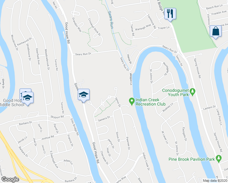 map of restaurants, bars, coffee shops, grocery stores, and more near 514 Partridge Court in Mechanicsburg