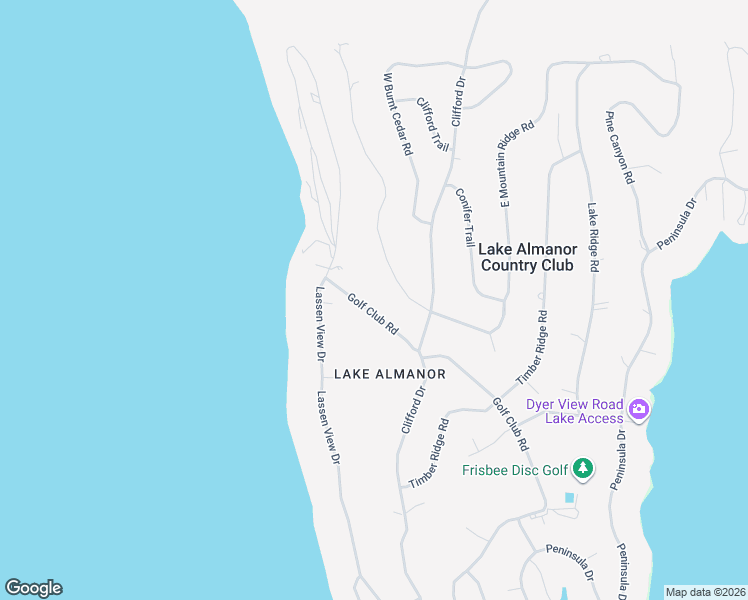 map of restaurants, bars, coffee shops, grocery stores, and more near 915 Golf Club Road in Lake Almanor Country Club