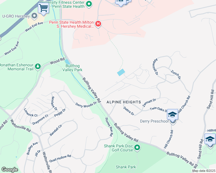 map of restaurants, bars, coffee shops, grocery stores, and more near 937 C Innsbruck Drive in Hummelstown