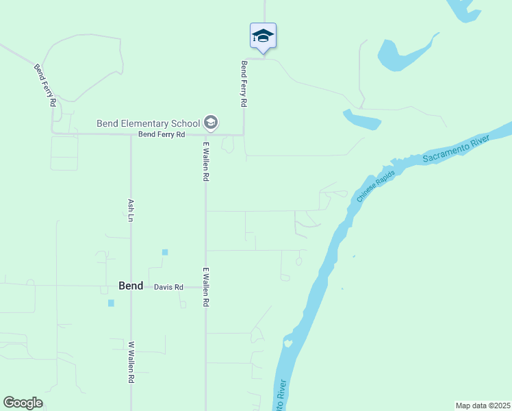 map of restaurants, bars, coffee shops, grocery stores, and more near 22300 Brent Road in Red Bluff