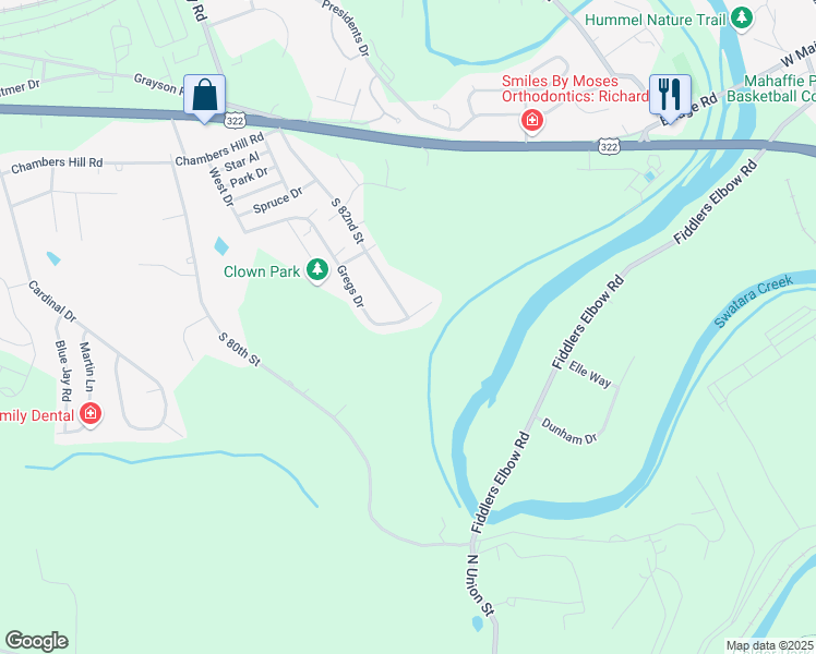 map of restaurants, bars, coffee shops, grocery stores, and more near 905 Gregs Drive in Harrisburg