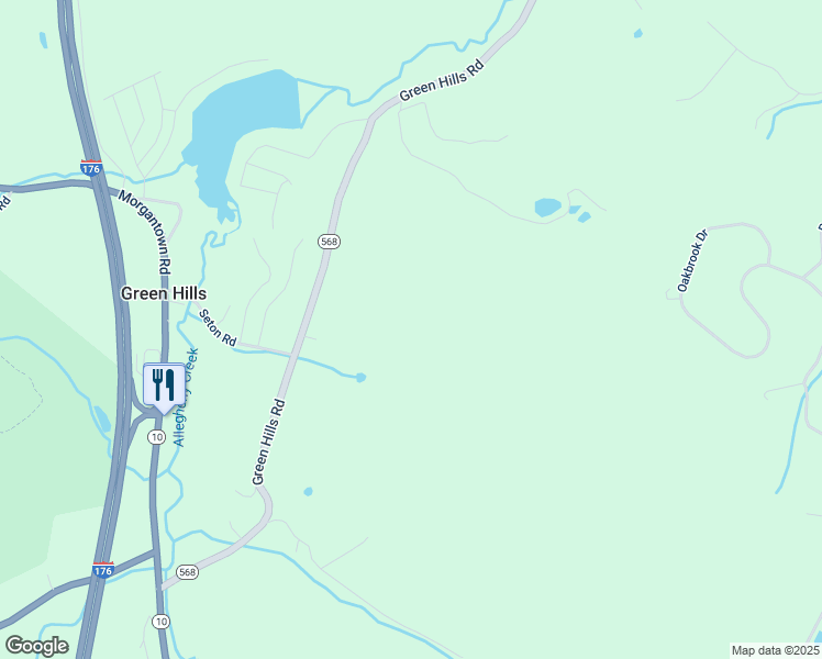 map of restaurants, bars, coffee shops, grocery stores, and more near 125 Dithridge Drive in Birdsboro