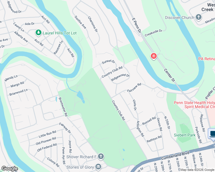 map of restaurants, bars, coffee shops, grocery stores, and more near 848 Arlington Road in Camp Hill