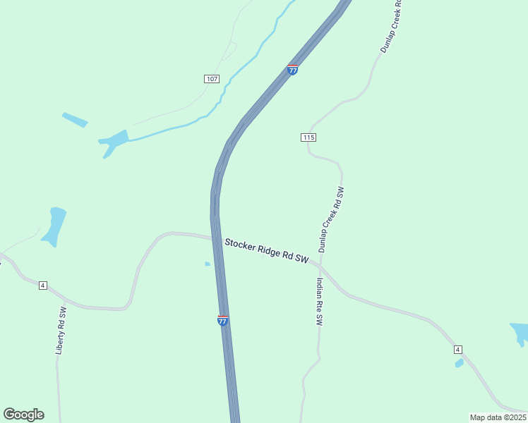 map of restaurants, bars, coffee shops, grocery stores, and more near 15561 Stocker Ridge Road Southwest in Newcomerstown