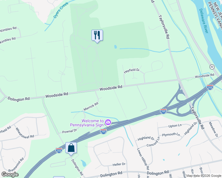 map of restaurants, bars, coffee shops, grocery stores, and more near 66 Upper Hilltop Road in Morrisville