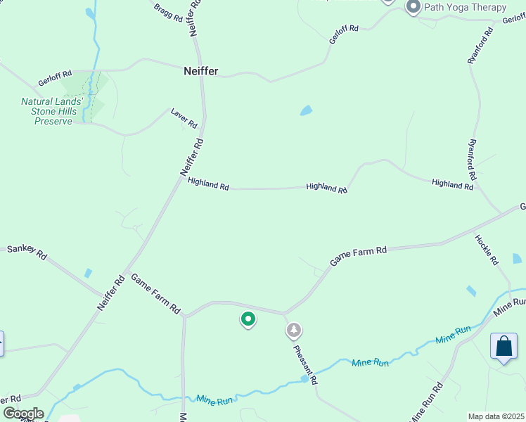 map of restaurants, bars, coffee shops, grocery stores, and more near 162 Highland Road in Schwenksville