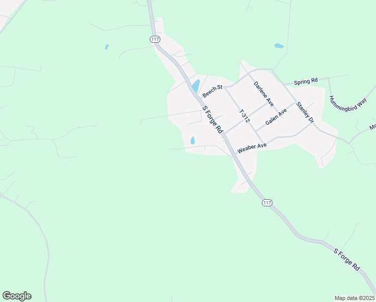 map of restaurants, bars, coffee shops, grocery stores, and more near 116 Horseshoe Trail Lane in Palmyra