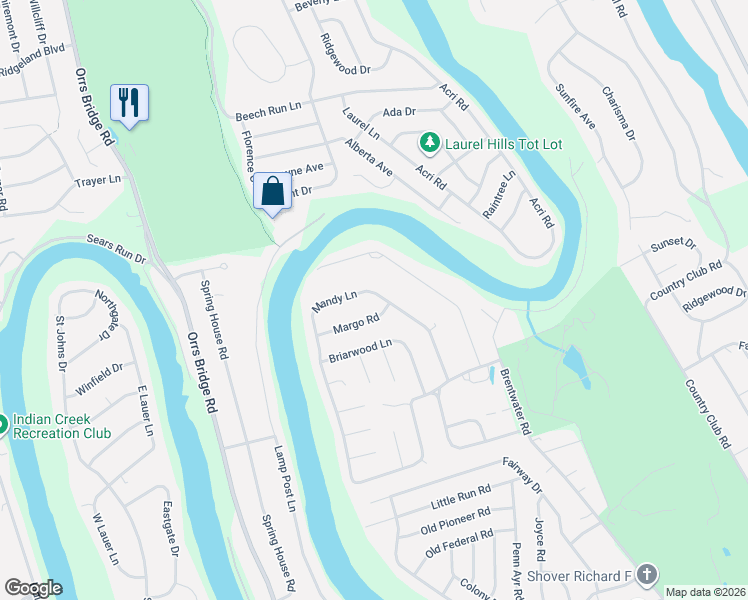map of restaurants, bars, coffee shops, grocery stores, and more near 828 Mandy Ln in Camp Hill