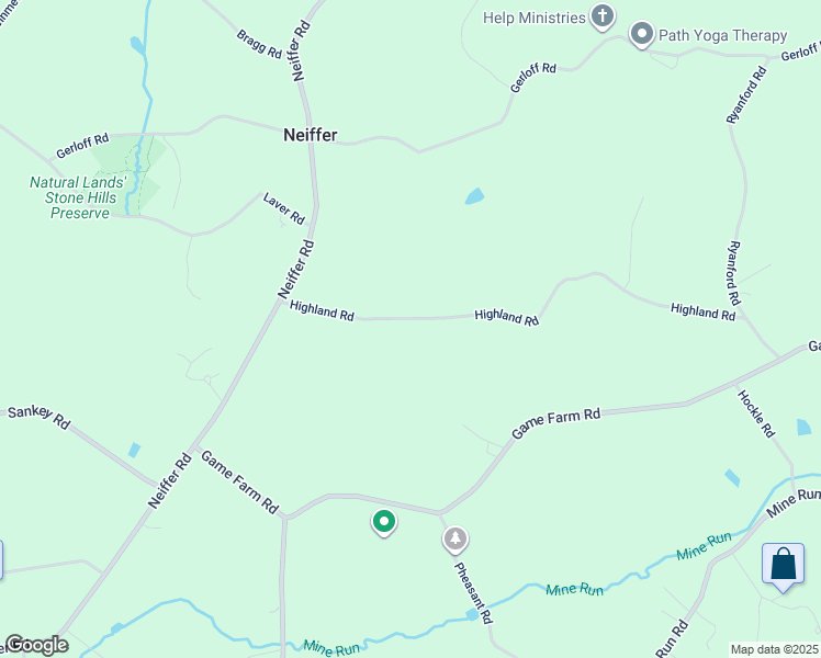 map of restaurants, bars, coffee shops, grocery stores, and more near 162 Highland Road in Schwenksville