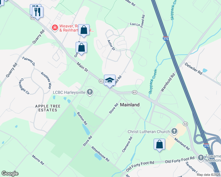 18 Mainland Rd, Harleysville PA Walk Score