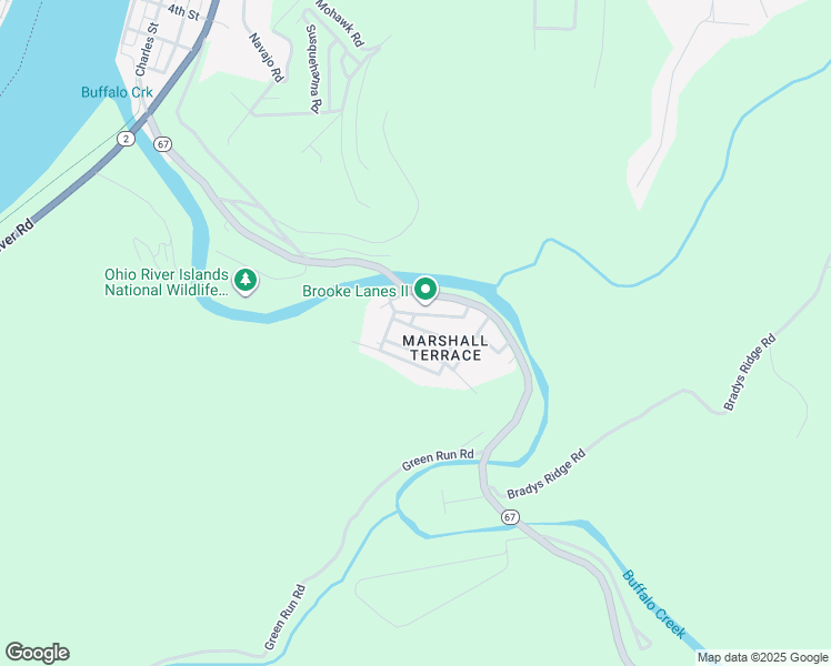 map of restaurants, bars, coffee shops, grocery stores, and more near 63 Marshall Street in Wellsburg