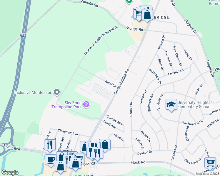 map of restaurants, bars, coffee shops, grocery stores, and more near in Hamilton Township