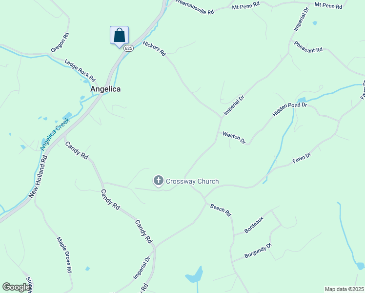 map of restaurants, bars, coffee shops, grocery stores, and more near 479 Imperial Drive in Mohnton