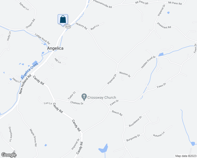 map of restaurants, bars, coffee shops, grocery stores, and more near 479 Imperial Drive in Mohnton