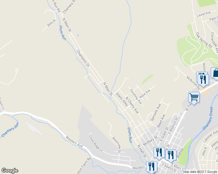 map of restaurants, bars, coffee shops, grocery stores, and more near 536 North Main Street in Houston