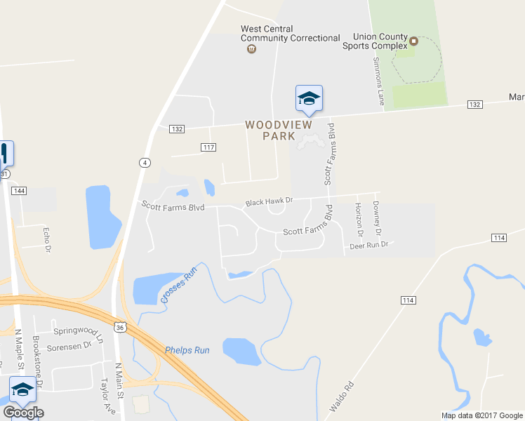 map of restaurants, bars, coffee shops, grocery stores, and more near 519 Evergreen Circle in Marysville