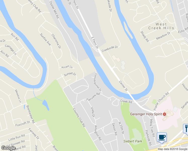 map of restaurants, bars, coffee shops, grocery stores, and more near 820 Conodoguinet Drive in Camp Hill