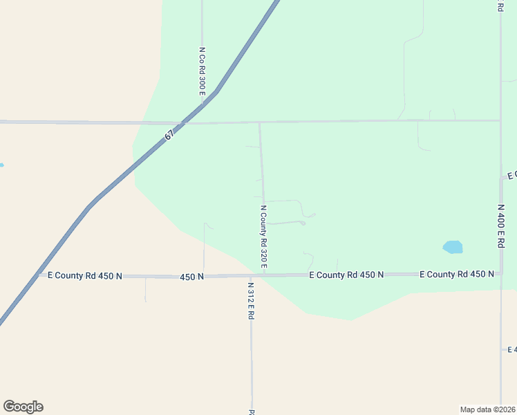 map of restaurants, bars, coffee shops, grocery stores, and more near 7661 North 320 East Road in Albany