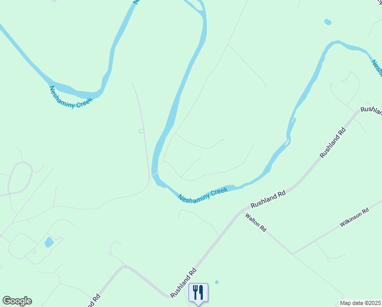 map of restaurants, bars, coffee shops, grocery stores, and more near 950 Camelot Road in Furlong