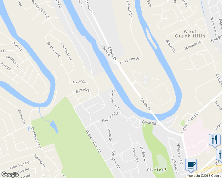 map of restaurants, bars, coffee shops, grocery stores, and more near 822 Conodoguinet Drive in Camp Hill