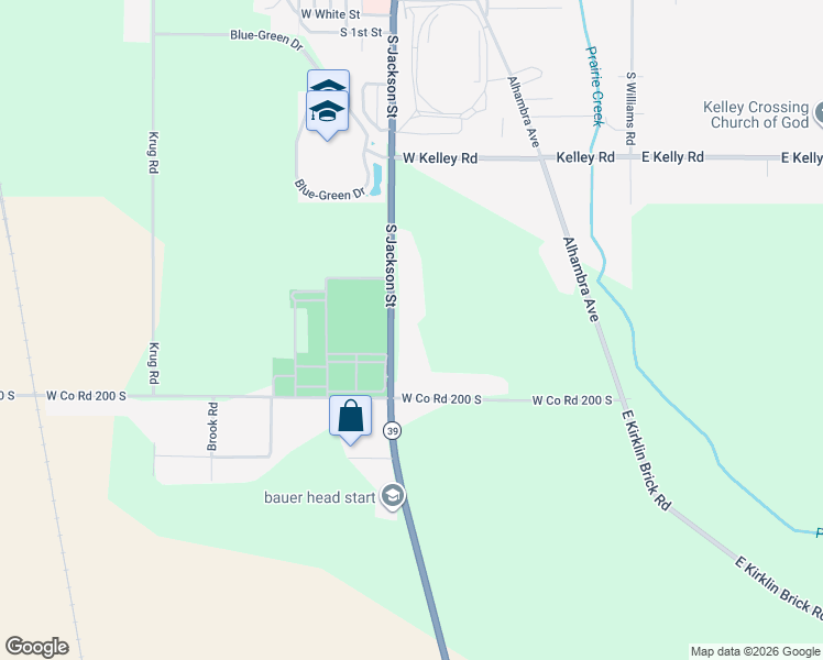 map of restaurants, bars, coffee shops, grocery stores, and more near 1987 South Jackson Street in Frankfort