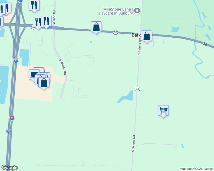 map of restaurants, bars, coffee shops, grocery stores, and more near in Berkshire