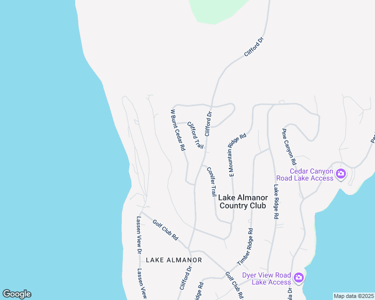 map of restaurants, bars, coffee shops, grocery stores, and more near 644 West Burnt Cedar Road in Lake Almanor Country Club