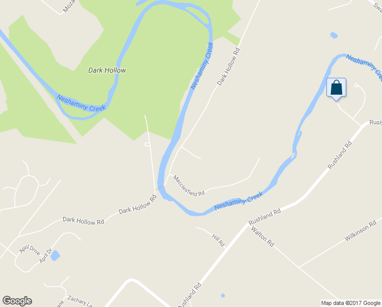 map of restaurants, bars, coffee shops, grocery stores, and more near 950 Camelot Road in Furlong