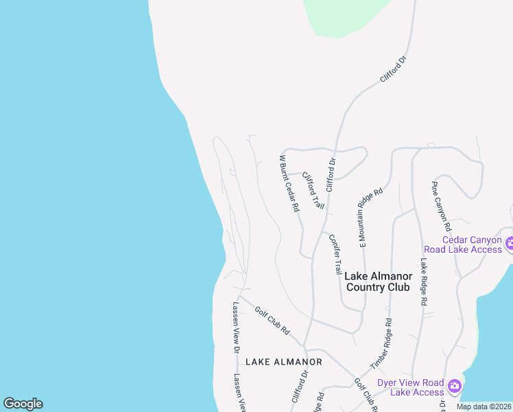map of restaurants, bars, coffee shops, grocery stores, and more near 749 Lassen View Drive in Lake Almanor Country Club