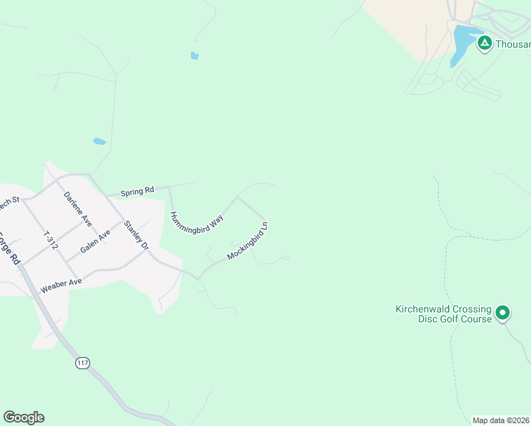 map of restaurants, bars, coffee shops, grocery stores, and more near 78 Mockingbird Lane in Palmyra