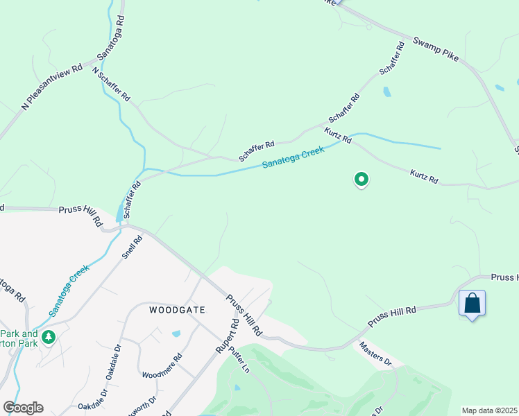map of restaurants, bars, coffee shops, grocery stores, and more near 3089 Pruss Hill Road in Pottstown