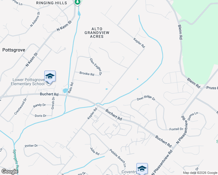 map of restaurants, bars, coffee shops, grocery stores, and more near 1287 Kepler Road in Sanatoga