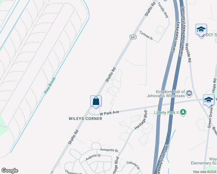 map of restaurants, bars, coffee shops, grocery stores, and more near 35 Michael Drive in Tinton Falls