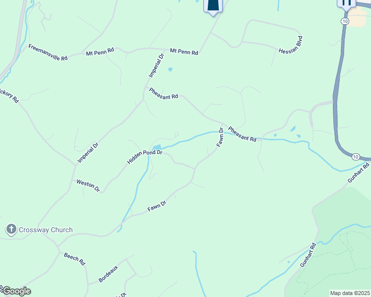 map of restaurants, bars, coffee shops, grocery stores, and more near 13 Hidden Pond Drive in Reading