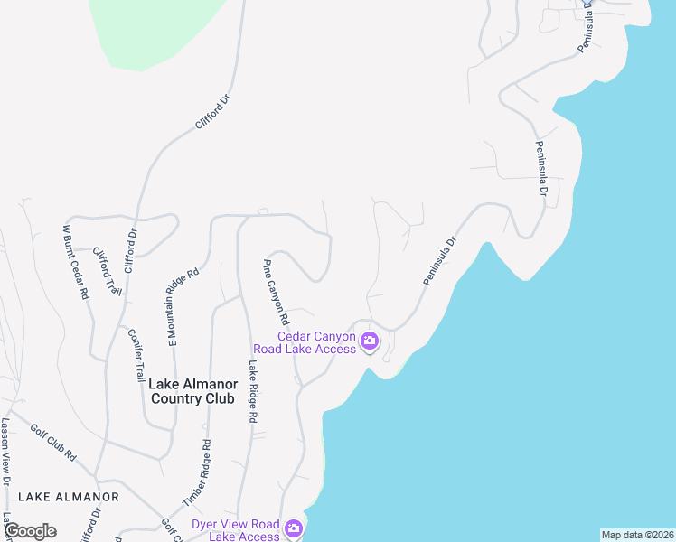map of restaurants, bars, coffee shops, grocery stores, and more near 628 Pine Canyon Road in Lake Almanor Country Club
