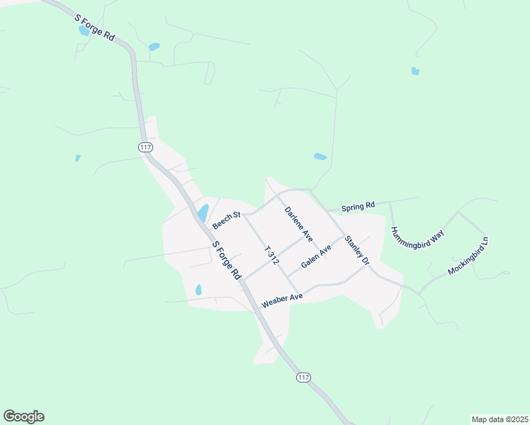 map of restaurants, bars, coffee shops, grocery stores, and more near 821 Beech Street in Palmyra