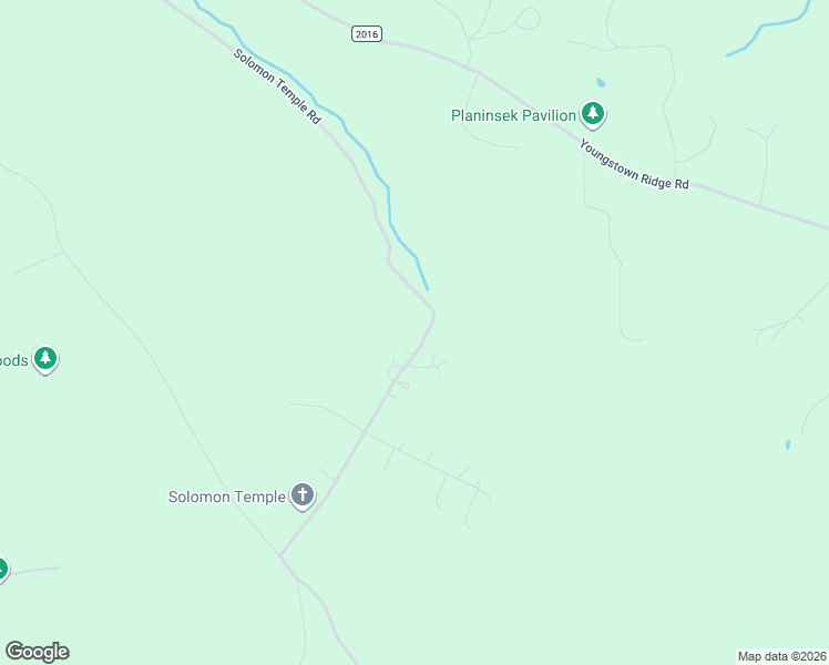 map of restaurants, bars, coffee shops, grocery stores, and more near 671 Solomon Temple Road in Latrobe