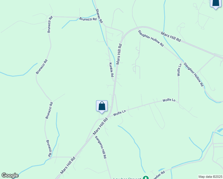 map of restaurants, bars, coffee shops, grocery stores, and more near 1881 Mars Hill Road in Irwin