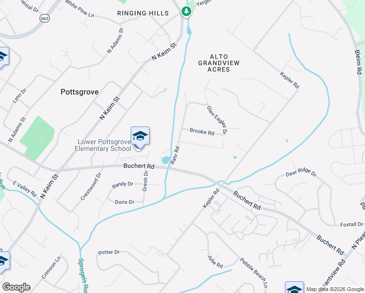 map of restaurants, bars, coffee shops, grocery stores, and more near 1321 Cedar Hill Road in Pottstown