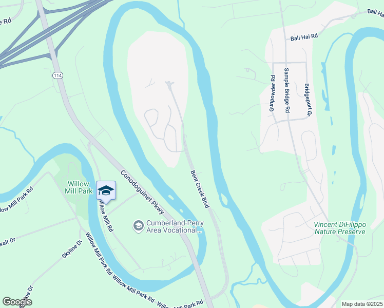 map of restaurants, bars, coffee shops, grocery stores, and more near 1088 Bent Creek Boulevard in Mechanicsburg